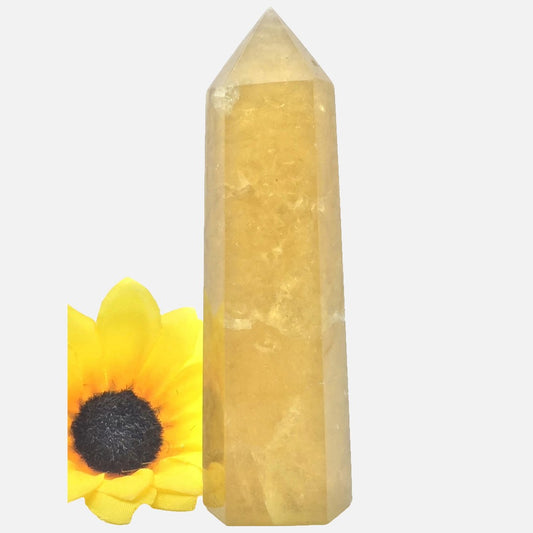 Yellow Fluorite Point #1