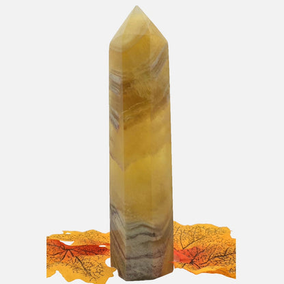 Yellow Fluorite Point #2